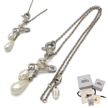 ヴィヴィアンウエストウッド VIVIENNE WESTWOOD ネックレス 63010135-02P103-IM CLAUDE SMALL NECKLACE プラチナム シルバー