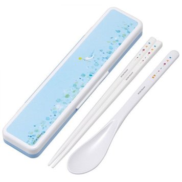 葉祥明 抗菌 音のならないコンビセット 箸18cm スケーター ※送料無料(ポスト投函)