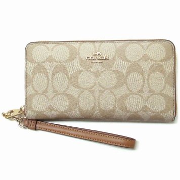 コーチ 財布 COACH アウトレット シグネチャー ロング ジップアラウンド ウォレット 長財布 C4452 IMVHK