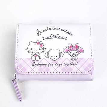サンリオ サンリオキャラクターズ ミニ財布 ウォレット コンパクト ピンク