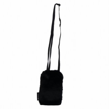 レスポートサック LeSportsac ポシェット FUR CROSSBODY 2558 F019 ファー クロスボディ FURRY BLACK ファーリーブラック 黒 ショルダーバッグ ミニバッグ エコファー 新品