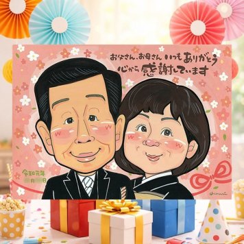 結婚式のお祝いに、贈った後の反応までうれしい似顔絵です。 贈り物 サンクスボード 似顔絵 プレゼント 名入れ 手描き ギフト 結婚式 お祝い 感謝 披露宴 サンクスボード 職場 友達 新郎新婦 同僚 名入れ 下書き確認 修正無料 かわいい サプライズ 一生もの 親孝行 婚礼 宝物 入籍 サンクスボード 新郎新婦ギフト カラフル 感謝の品 喜寿祝い オーダーメイド 同窓会 快気祝い 百寿祝い 初任給