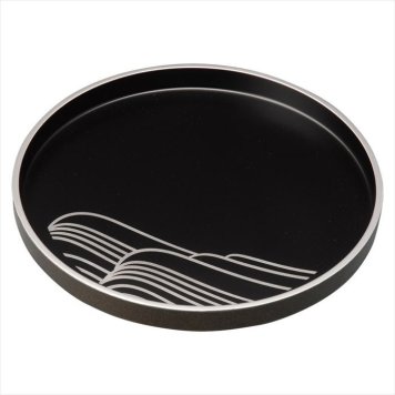 紀州塗 MAKOTO japan しろがね２ 丸盆 0002065  内祝 内祝い お祝 御祝 記念品 出産内祝い プレゼント 快気祝い 粗供養 引出物