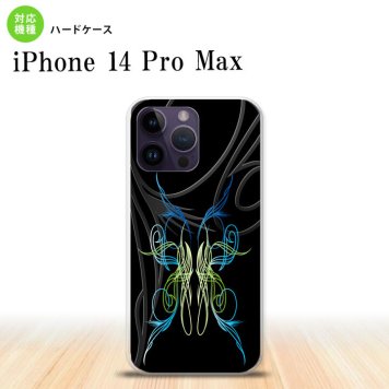 iPhone14 ProMax iPhone14 Pro Max スマホケース 背面ケース ハードケース ピンスト 黒 ブルー グリーン 2022年 9月発売 nk-i14pm-1239