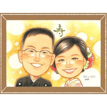 結婚式の記念に、感謝の気持ちを似顔絵で伝えませんか。下書き確認ができるので、安心して贈れます。 似顔絵 結婚式 プレゼント ギフト 手描き 名入れ 贈り物 結婚式 婚礼 記念 ウェディング ブライダル カップル 両親 新婦 新郎 修正無料 名入れ 下書き確認 サプライズ 似てる かわいい 親孝行 思い出 一生もの ウェディング 結婚式 長寿祝い 記念日 カラフル 百寿祝い 白寿祝い 贈答品 初任給