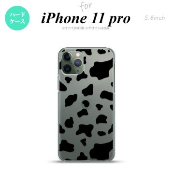 iPhone11Pro iPhone11 Pro スマホケース ハードケース ダルメシアン 牛 クリア メンズ レディース nk-i11p-479