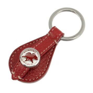ハンティングワールド HUNTING WORLD キーリング キーホルダー 591-300 KEY FOB キーフォブ レッド