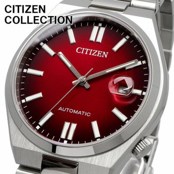CITIZEN 腕時計 シチズン 時計 ウォッチ シチズン コレクション TSUYOSA Collection ツヨサ コレクション 自動巻き メカニカル レッド メンズ NJ0150-56W [並行輸入品]