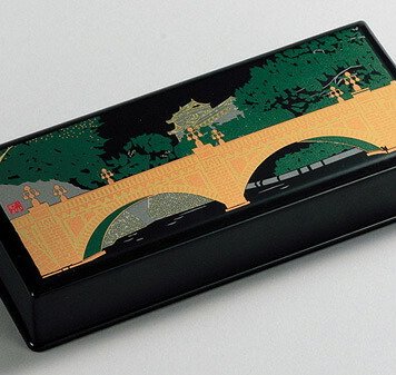 印鑑ケース（大）　二重橋 インテリア 漆器 盆 カタログギフト 景品 粗品