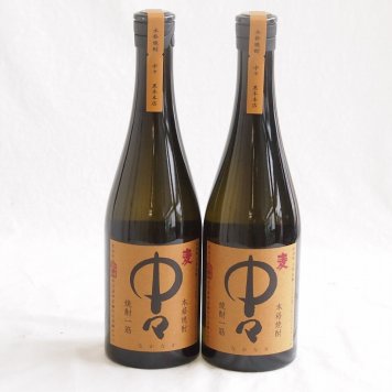 2本セット(麦焼酎 中々 25度黒木本店 (宮崎県)) 720ml×2本