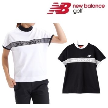 ニューバランス ゴルフ レディース 接触冷感 フレンチスリーブ モックネック プルオーバー New Balance Golf 012-4166512 2024年春夏モデル お誕生日祝い お祝い 記念品 30代 40代 50代 60代 母の日 お母さん 還暦祝い 敬老の日 彼女 人気プレゼント プレゼント