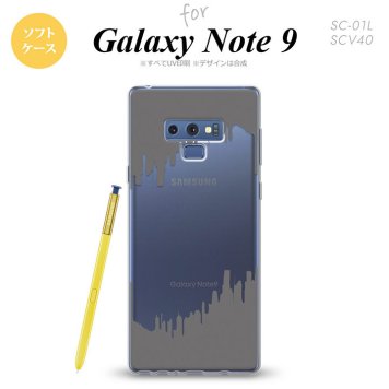 Galaxy Note 9 ギャラクシー ノート9 SC-01L SCV40 スマホケース カバー ソフトケース イラストデザイン（B） グレー nk-note9-tp195[スマホ,スマホケース,スマホカバー,ケース,カバー,ジャケット]