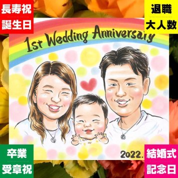 贈り物 似顔絵 結婚記念日 ギフト 名入れ 手描き プレゼント 結婚記念日 記念日 お祝い 結婚10周年 金婚式 結婚30周年 周年記念 お父さん 両親 夫婦 家族 お母さん 下書き確認 修正無料 名入れ 一生もの そっくり 宝物 実績多数 感謝 思い出 記念 結婚記念日 喜ばれる ブライダルギフト クリスマス オーダーメイド 長寿祝い 応援 カラフル 結婚祝い
