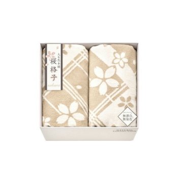 【送料無料・包装無料・のし無料】大自然本舗~桜格子~ 肌にやさしい自然色のシルク入り綿毛布(毛羽部分)2P SBN85500(A3) ギフト 敬老の日 入学祝い 卒業祝い 就職祝い 結婚祝い 誕生日 出産祝い 引越祝い 香典返し 新盆 初盆 御礼 お中元 内祝い 快気祝い ご挨拶 志 法事