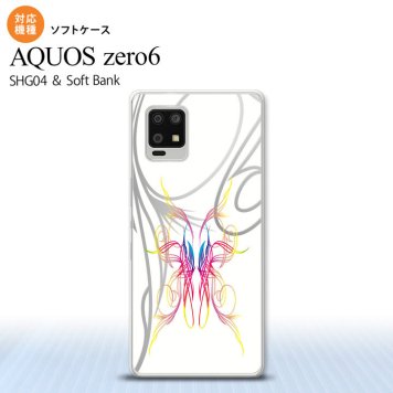 SHG04 SHG04 ZERO6 AQUOS zero6 スマホケース ソフトケース ピンスト 白 ピンク ブルー メンズ レディース nk-zero6-tp1244