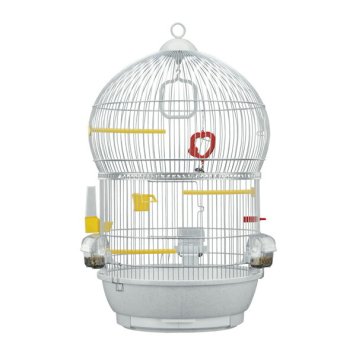 イタリアferplast社製 鳥かご バリ ホワイト Bali Gold 鳥籠 ゲージ フルセット カナリア セキセイインコ 小型鳥用