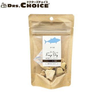 ドクターズチョイス 犬用おやつ 納豆菌フリーズドライ かつお 14g国産