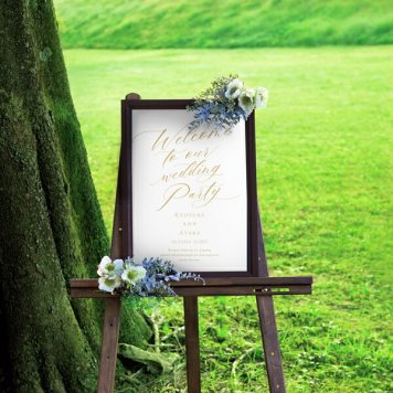 グラフィック ウェルカムボード（フラジーノ マットホワイト）結婚式 ギフト お祝い 披露宴 ウェディング ウェルカムスペース 
