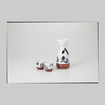 手描七転八起酒器揃 磁器 美濃焼 やきものの里から、暮らしを贈ります。　ギフト 食器 セット テーブルウェア