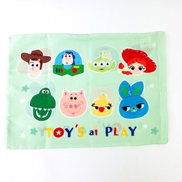 ディズニー トイストーリー 枕カバー ジュニアサイズ 寝具 グリーン