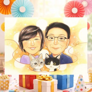 似顔絵 両親 贈り物 プレゼント 名入れ ギフト 手描き 結婚記念日 誕生日 記念日 お祝い お父さん お母さん 両親 ご両親 修正無料 名入れ 下書き確認 親孝行 そっくり 宝物 サプライズ 思い出 記念 結婚記念日 喜ばれる 大人数 メモリアルギフト ブライダルギフト 古希祝い 贈答品 メモリアル 傘寿祝い キレイ 家族 感謝の品 二次会 米寿祝い 百寿祝い