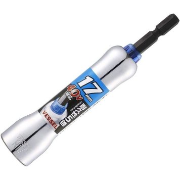 ベッセル 【メール便での発送商品】超剛鍛ミラーソケット 対辺17×115mm MTA201711