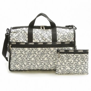 レスポートサック LeSportsac バッグ LARGE WEEKENDER 7185 D911 ラージウィークエンダー 2way ショルダー ボストンバッグ SNOWFALL FLORAL フラワー柄ホワイト系
