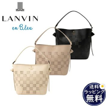 【無料ラッピング】 ランバン オン ブルー LANVIN en Bleu ハンドバッグ ペルフォレ 2wayバッグ バケツ型 パンチング レディース ブランド 正規品 新品 ギフト プレゼント 人気 おすすめ 誕生日 記念日 クリスマス 送料無料 leb522296