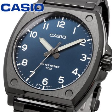 CASIO 腕時計 カシオ 時計 ウォッチ チープカシオ チプカシ スタンダード アナログ クオーツ ダークブルー メタルバンド 海外モデル MTP-E730B-2AV [並行輸入品]