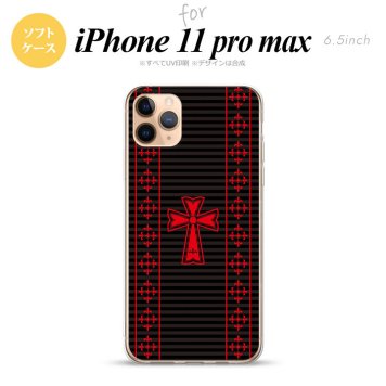iPhone11ProMax iPhone11pro max スマホケース ソフトケース ゴシック 黒 赤 メンズ レディース nk-i11pm-tp1010