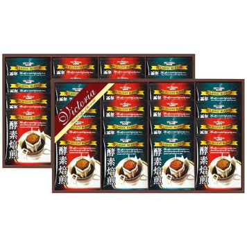 ビクトリアコーヒー 酵素焙煎ドリップコーヒーセット ND-400 ND-400 内祝い お祝 出産内祝い