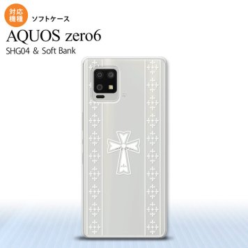 SHG04 SHG04 ZERO6 AQUOS zero6 スマホケース ソフトケース ゴシック クリア 白 メンズ レディース nk-zero6-tp1008
