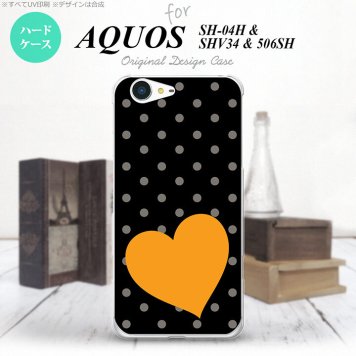 【SH04H】【スマホケース/スマホカバー】【アクオス ゼータ】SH04H スマホケース AQUOS ZETA SH04H カバー アクオス ゼータ トランプ(ハート・水玉)  nk-sh04h-550【メール便送料無料】
