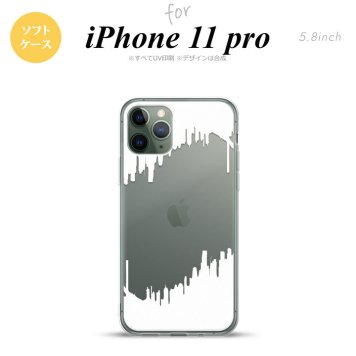 iPhone11Pro iPhone11 Pro スマホケース ソフトケース ホラー 白 メンズ レディース nk-i11p-tp196