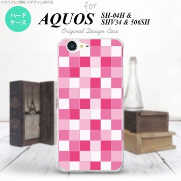 【SH04H】【スマホケース/スマホカバー】【アクオス ゼータ】SH04H スマホケース AQUOS ZETA SH04H カバー アクオス ゼータ スクエア ピンク nk-sh04h-1018【メール便送料無料】