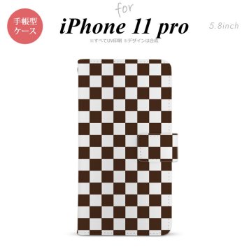 iPhone11Pro iPhone11 Pro 手帳型スマホケース カバー スクエア 茶  nk-004s-i11p-dr032