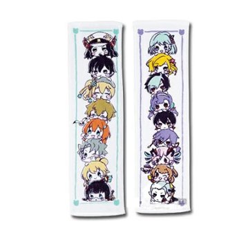 E賞 微力ながら集GOタオルAB２枚セット 約70cm/白猫プロジェクト 私立 茶熊学園/新品/一番くじ【感謝セール】