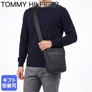 高品質ヨーロッパ輸入モデル トミーヒルフィガー TOMMY HILFIGER ショルダーバッグ メンズ CENTRAL MINI CROSSOVER ブラック AM0AM14698 BDS BLACK 送別会 誕生日 結婚祝い 結婚式 彼氏 息子 夫 男性 名刺入れ 高級 父の日 母の日 即日発送