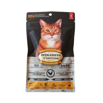 オーブンベイクド トラディション 老猫＆ダイエット用キャットフード シニア チキン 350g（猫 無添加 ドライフード 総合栄養食）