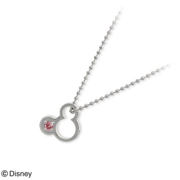【送料無料】Disney ホワイトゴールド ネックレス 誕生石 20代 30代 彼女 レディース 女性 誕生日プレゼント 記念日 ギフトラッピング ディズニー Disneyzone 