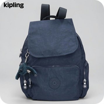 キプリング リュック レディース ブランド Kipling シティジップ S バックパック リュックサック スクールバッグ  KI3523-96V Blue Bleu 2