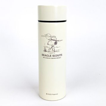 スヌーピー ポケトル （ビーグル・スカウト） アイボリー 水筒 120ml SNOOPY