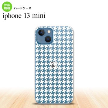 iPhone13mini iPhone13 mini ケース ハードケース 千鳥 格子 小 白 クリア  nk-i13m-914