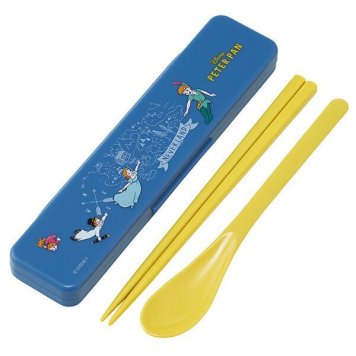ピーター・パン 抗菌 音のならないコンビセット 箸18cm スケーター ※送料無料(ポスト投函)