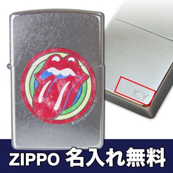【名入れ無料】 ZIPPO ジッポー ライター THE ROLLING STONES ローリングストーンズ マルチカラー シルバー 29873 ※名入れ選択の場合は代引不可