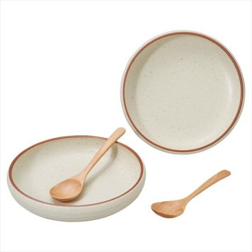サンゴー 〈らくすくUD〉 スプーン付プレートごはんセット　 6816-03  内祝 内祝い お祝 御祝 記念品 出産内祝い プレゼント 快気祝い 粗供養 引出物