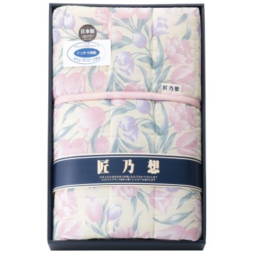 匠乃想 愛知三河綿紗キルトケット ピンク ／キルトケット 寝具 住まい・家具 お中元 御中元 ギフト 夏ギフト 暑中見舞 残暑見舞 時期 いつ お礼 お返し グルメ のし お盆 初盆 新盆 お供 御供 ギフト 2026 送料無料 ギフト プレゼント プチギフト 内祝い 快気祝い 出産祝い 結婚祝い 引出物 新築祝い お返し