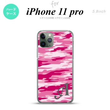 iPhone11Pro iPhone11 Pro スマホケース ハードケース タイガー 迷彩 D ピンク +アルファベット メンズ レディース nk-i11p-1165i