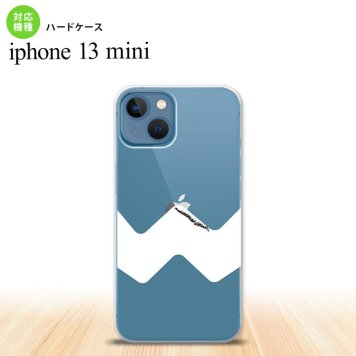 iPhone13mini iPhone13 mini ケース ハードケース ギザギザ クリア 白  nk-i13m-192