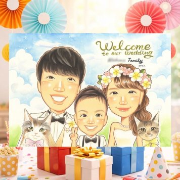 プレゼント 結婚式 似顔絵 名入れ 贈り物 ギフト 手描き 結婚式 婚礼 ウェルカムボード ウェディング 結婚祝い カップル 両親 新婦 新郎 下書き確認 修正無料 名入れ 実績多数 似てる 喜ばれる 親孝行 思い出 ブライダル 一生もの ウェディング 古希祝い 応援 メモリアルギフト 快気祝い お祝いの品 ウェディングギフト おしゃれ 色紙 おすすめ クリスマス